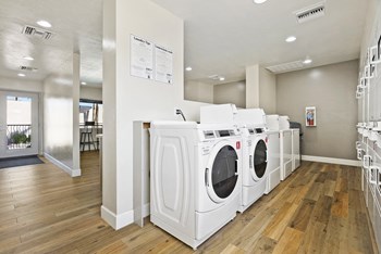 Laundry facility at Ten50 Apartments in Tucson AZ November 2020